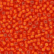 Miyuki seed beads 11/0 - Silver lined tangerine 11-9